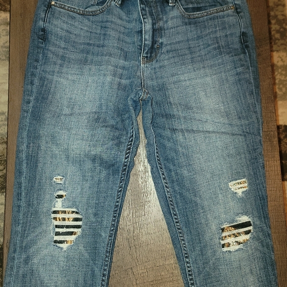 WHBM "The Slim" Distressed Jeans - Picture 2 of 4